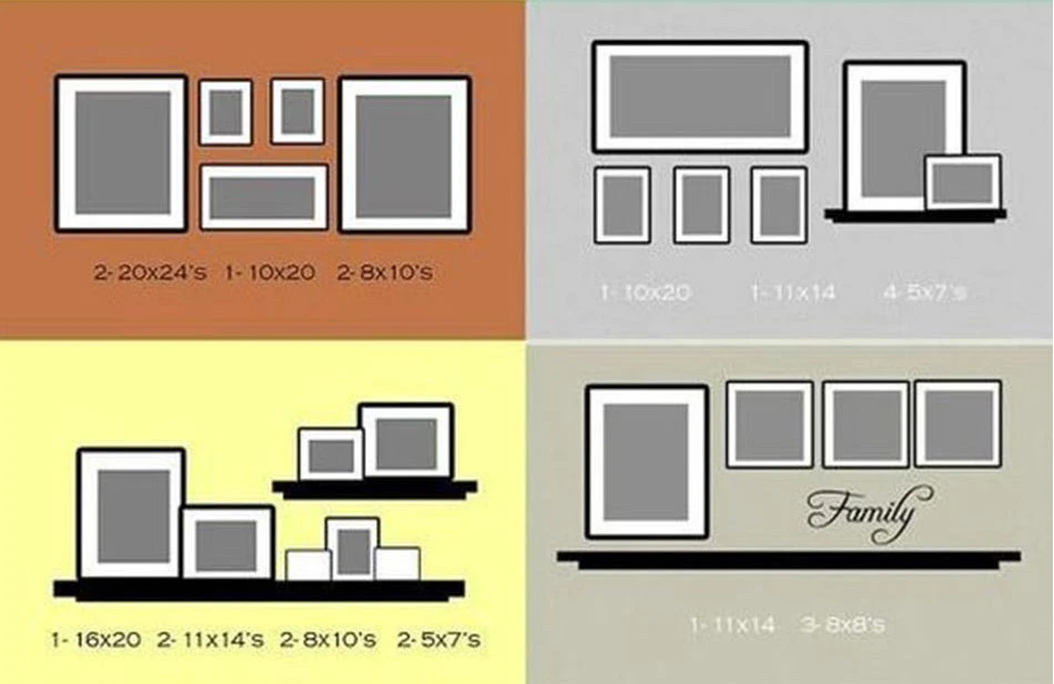 Как правильно и красиво развесить картины