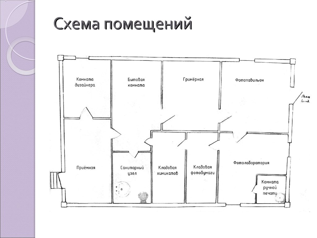 План пустой квартиры