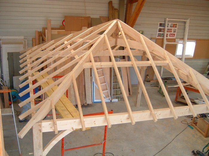 Como hacer un tejado de madera a dos aguas