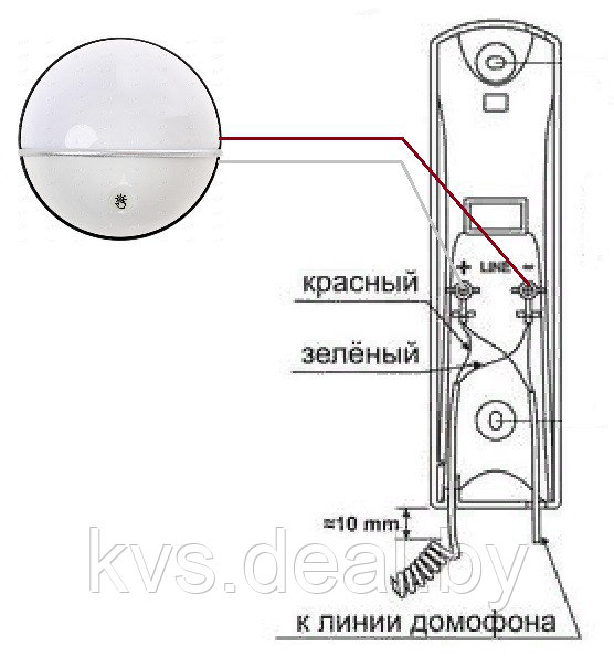 Как подключить трубку домофона в квартире самостоятельно 2 провода фото