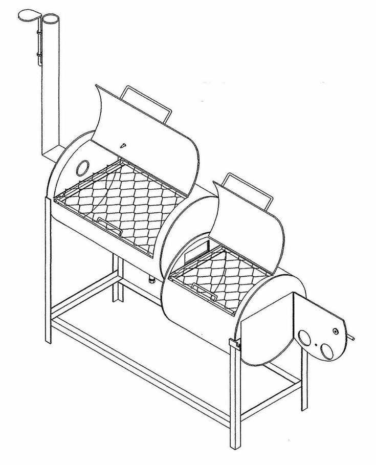 Смокер bbq чертежи