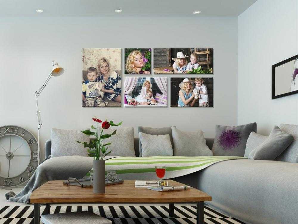 Как оформить стену с фотографиями ребенка