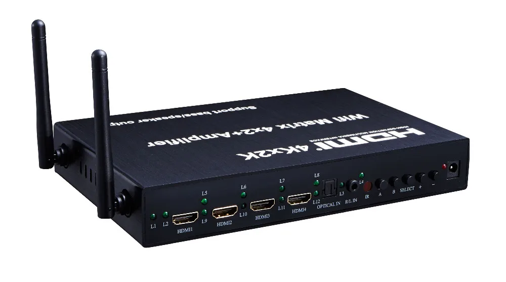 X2 kx 4. Коммутатор HDMI 4x2. HDMI транслятор вай фай. WIFI роутер с портом HDMI. RM 507 support hdmi1 Switcher.