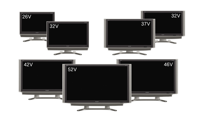 Телевизор 32 какие размеры. Телевизор Sharp aquos 52 дюйма. Телевизор Sharp 32 дюйма. Телевизор 24 и 32 дюйма разница. Sharp aquos телевизор 2008.