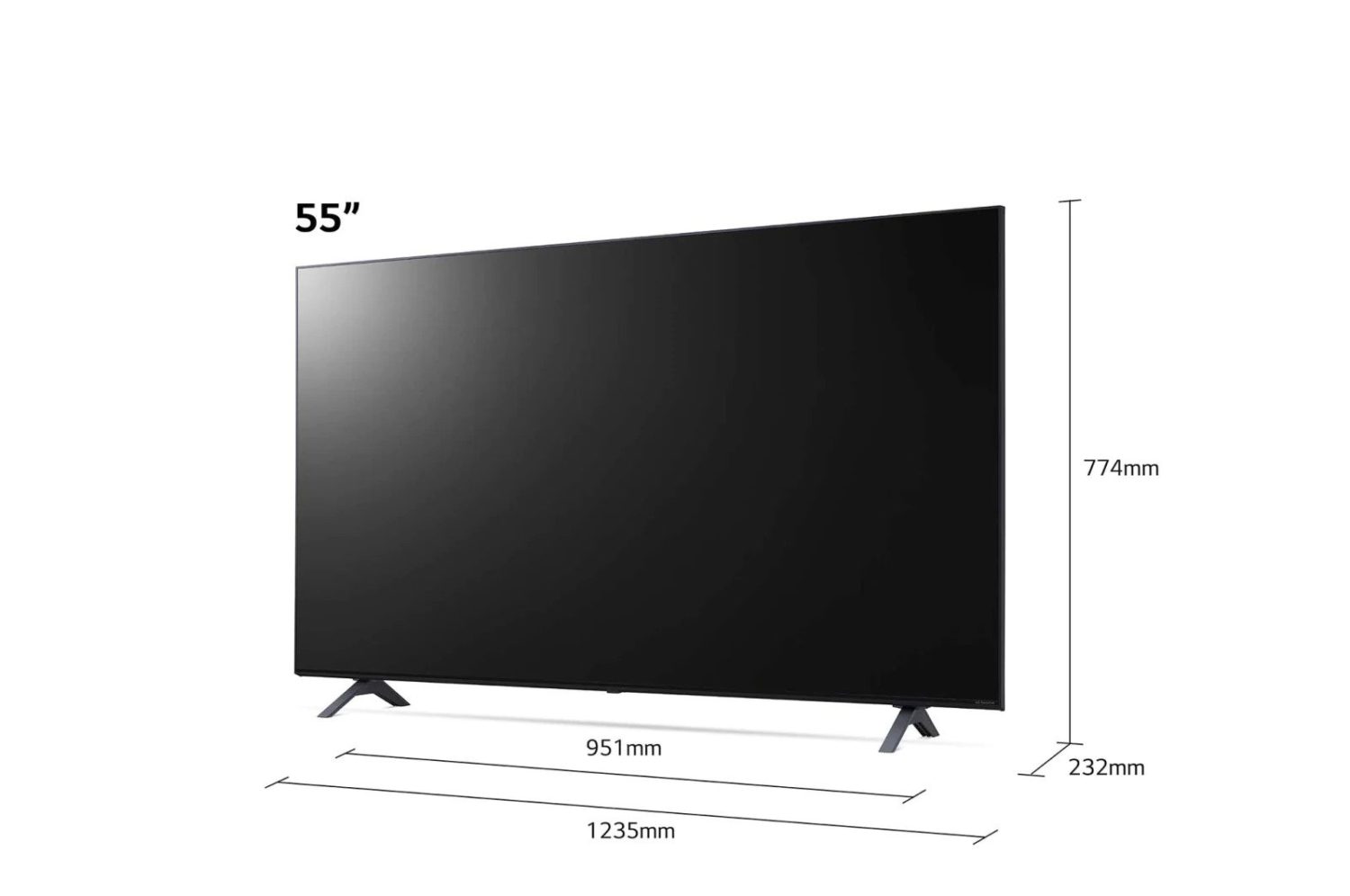 Габаритные Размеры телевизоров в метрах. Ширина телевизора диагональю 55 дюймов