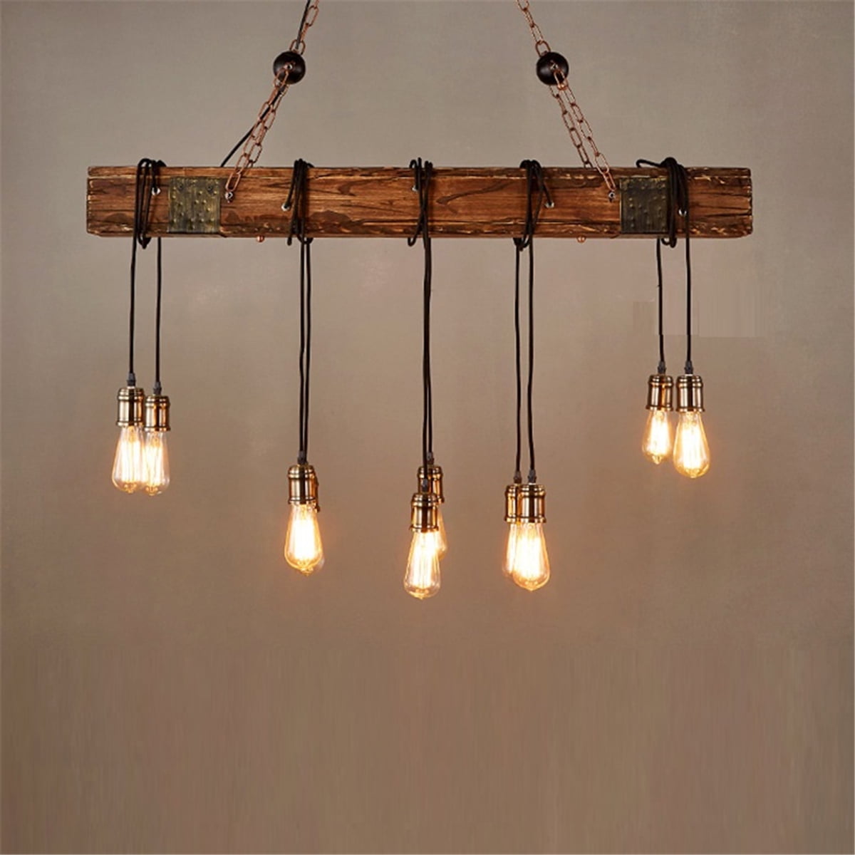 Люстра Vintage Wood Chandelier