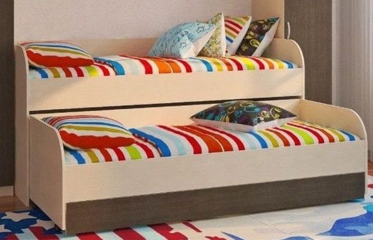 Компактные кровати для двоих детей