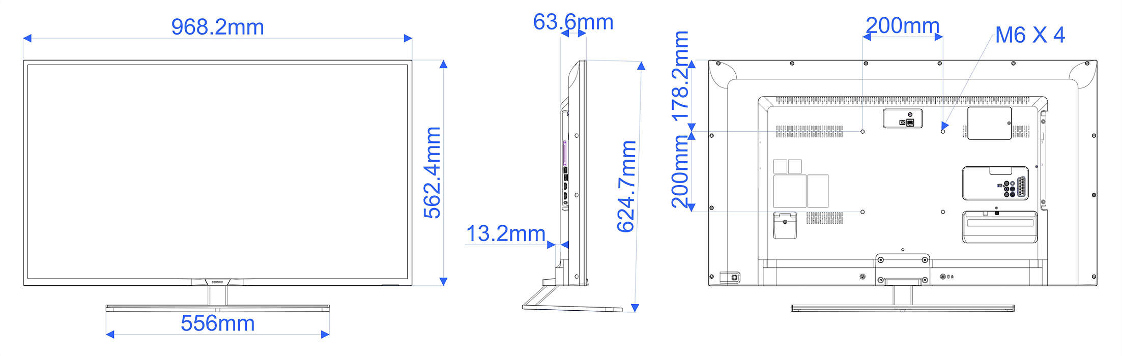 Как измеряется диагональ телевизора в сантиметрах фото экрана