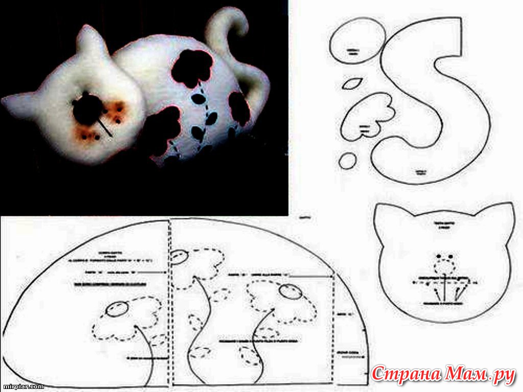 Подушки игрушки схемы. Выкройки котиков. Выкройки игрушек подушек. Выкройка котика.