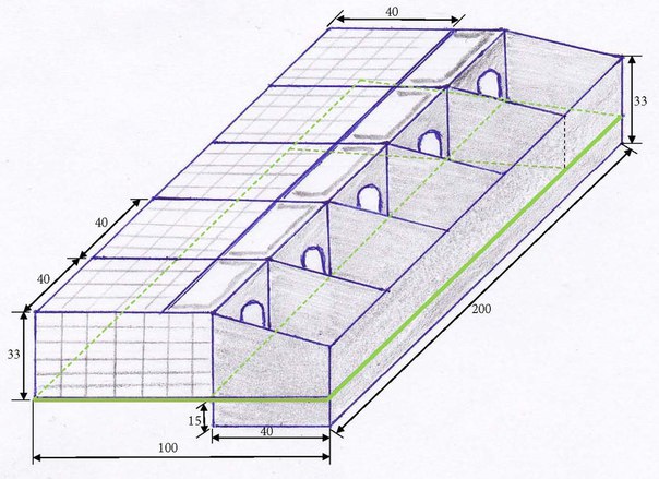 Чертежи промышленные клетки для кроликов