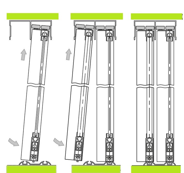 Сборка раздвижных. Направляющая раздвижной перегородки Дорма. Крепление нижней направляющей раздвижной двери. Монтаж раздвижной двери с верхней и нижней направляющей. Профиль двухполосной направляющей раздвижной двери.