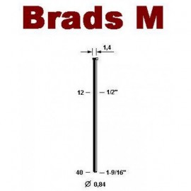 Шпилька со шляпкой Omer Brads M - 15мм